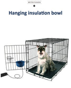 Bol chauffant USB suspendu pour chien 600 ml à température constante