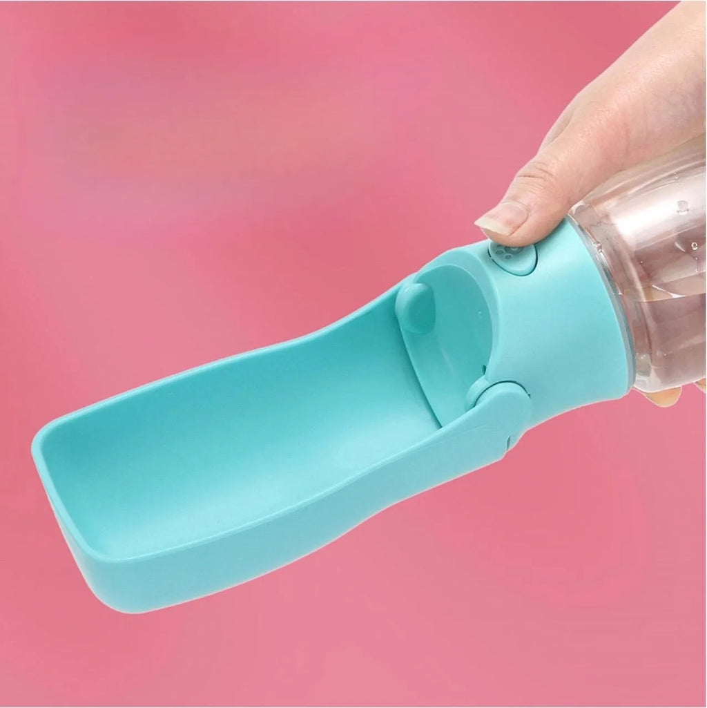 Bouteille d’Eau Pliable pour Chien – Gourde de Voyage Anti-Fuite et Portable pour Balades et Randonnées
