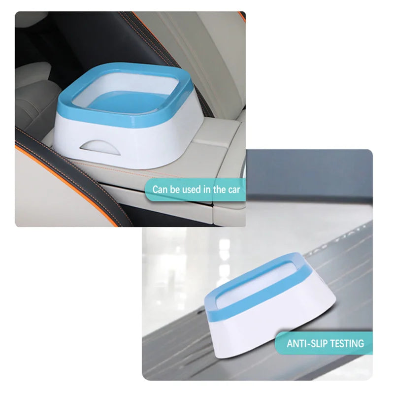 Bol d’eau anti-éclaboussures pour chien 1 L grande capacité