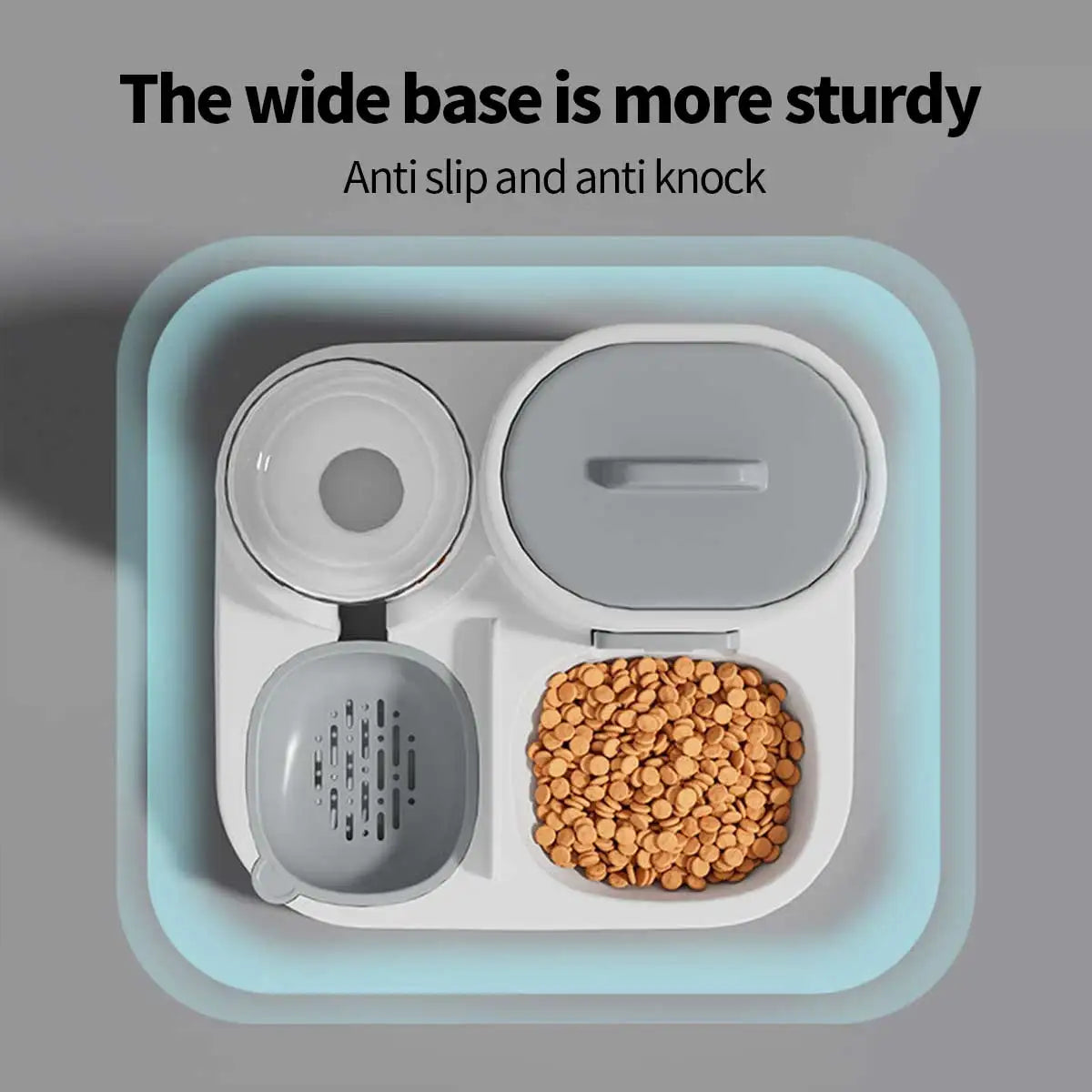 Mangeoire double usage grande capacité pour chien