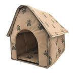 Maison Portable pour Chien – Tente Douce et Pliable avec Empreinte