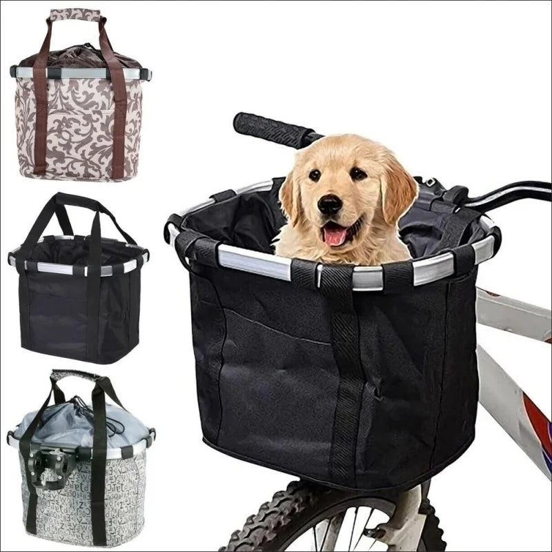 Panier Avant de Vélo Pour Chien