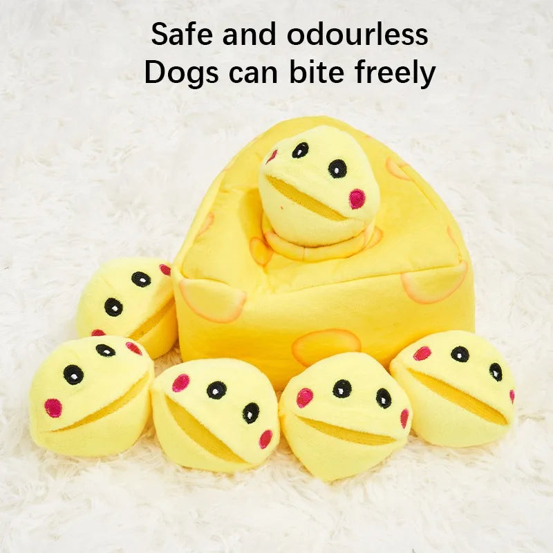 Jouet de reniflage pour chien – puzzle de nourriture cachée