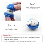 Balle roulante automatique pour chien USB - Jouet intelligent à mâcher