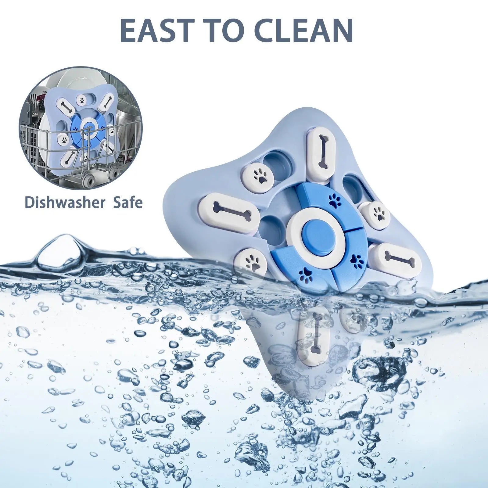 Jouet pour chien mangeoire lente interactive IQ anti-glouton