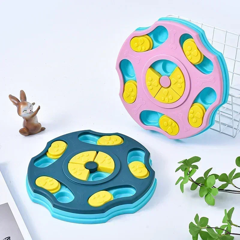 Jouet puzzle mangeoire lente pour chien anti-glouton