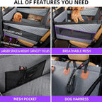 Siège Auto pour Chien – Hamac Imperméable et Extensible pour Banquette Arrière