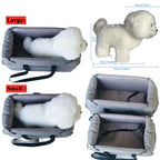 Siège Auto Central pour Petit Chien – Sac de Transport Sécurisé et Portable