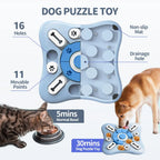 Jouet pour chien mangeoire lente interactive IQ anti-glouton