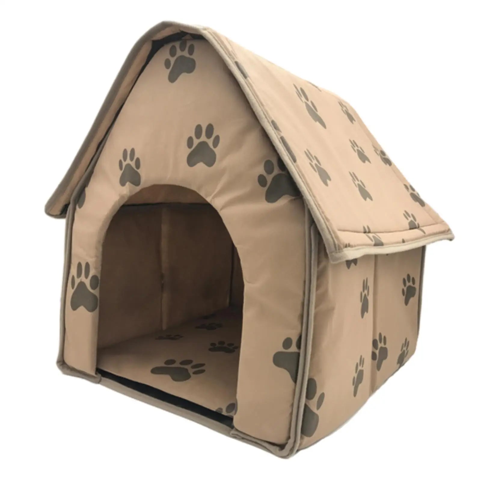 Maison Portable pour Chien – Tente Douce et Pliable avec Empreinte
