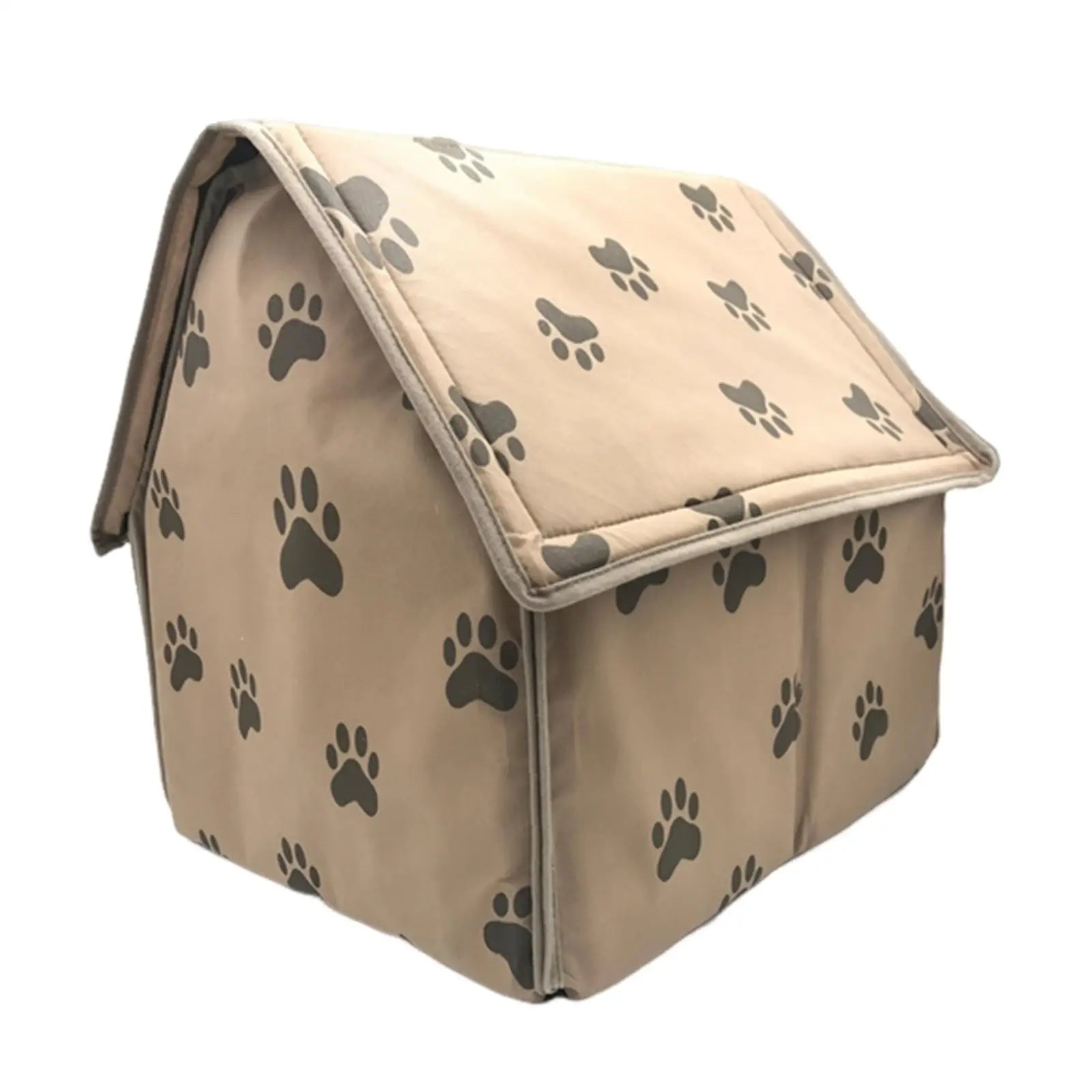Maison Portable pour Chien – Tente Douce et Pliable avec Empreinte