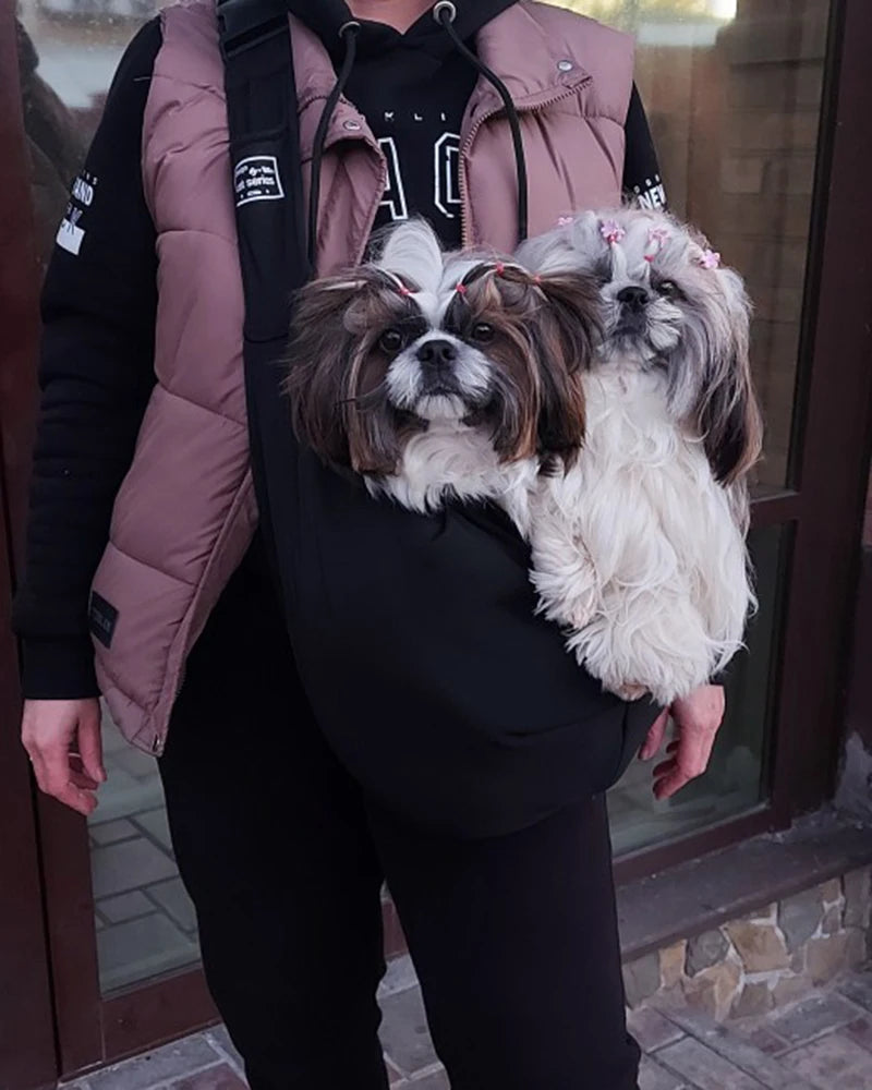 Sac bandoulière réglable pour chien