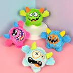 Jouet en peluche petit monstre pour chien qui couine