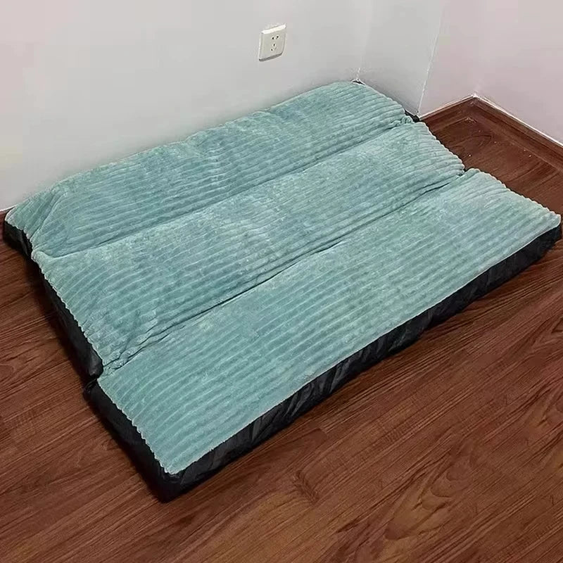 Coussin d’Hiver pour Chien – Tapis Chaud en Velours Côtelé Lavable