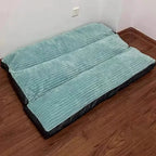 Coussin d’Hiver pour Chien – Tapis Chaud en Velours Côtelé Lavable