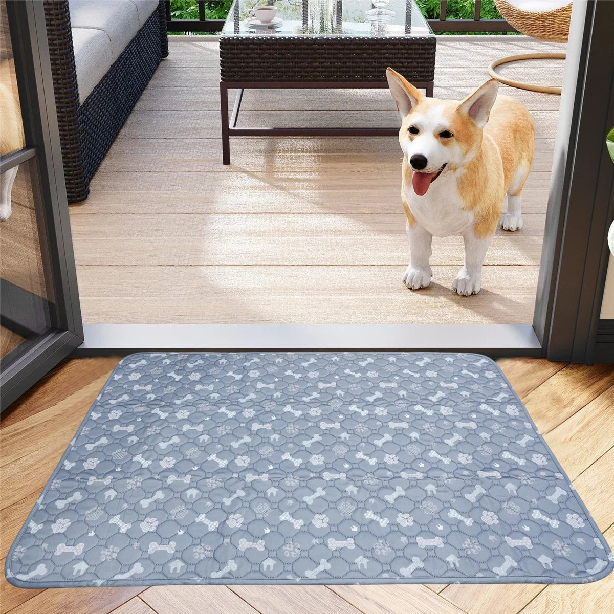 Tapis Réutilisable Imperméable pour Chien