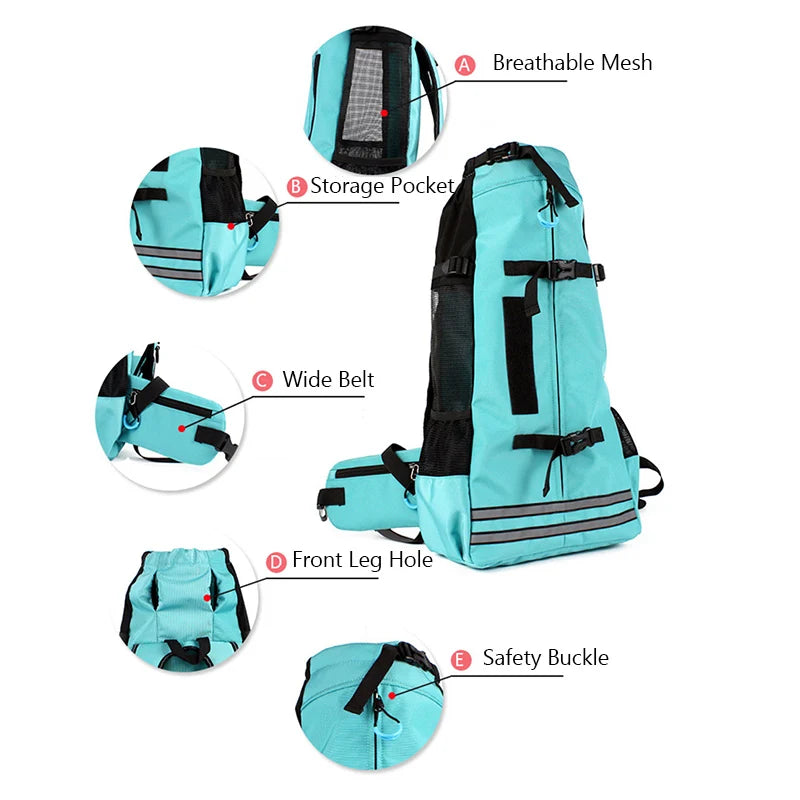 Sac à Dos Imperméable pour Chien – Transport Confortable