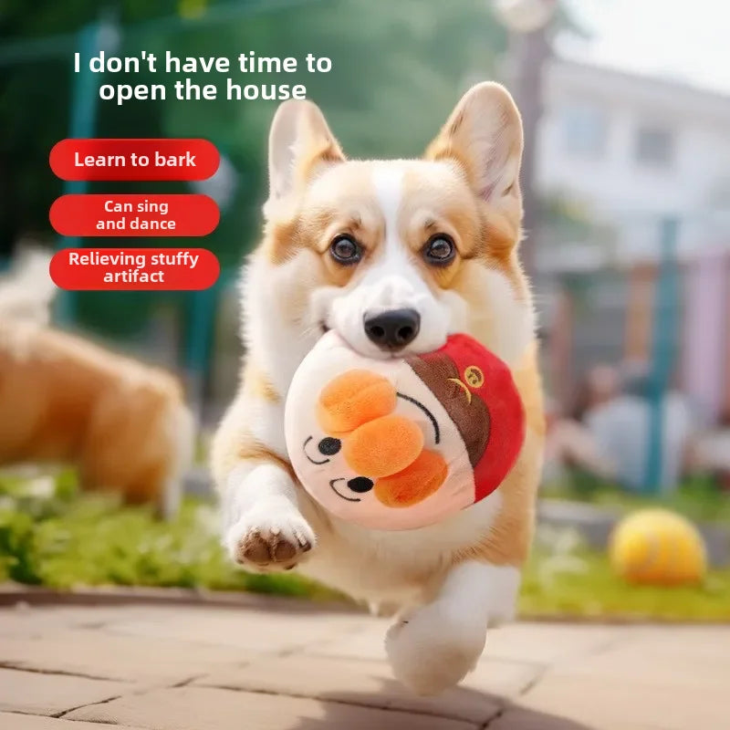 Jouet puzzle interactif électrique pour chien – balle sautante USB rechargeable